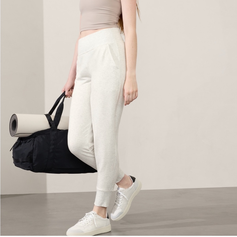 Costal Luxe Joggers - Fog Grey Heather - Tall Large